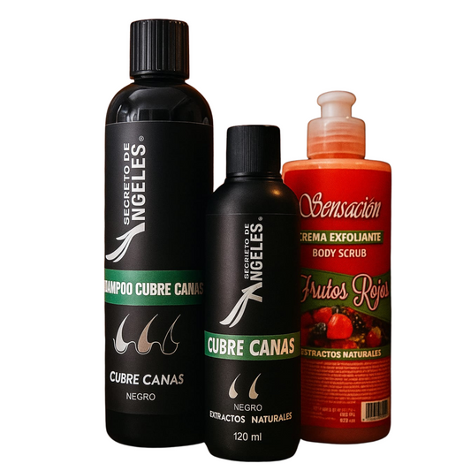 Shampoo Tapa Canas – Cabello Joven y Natural