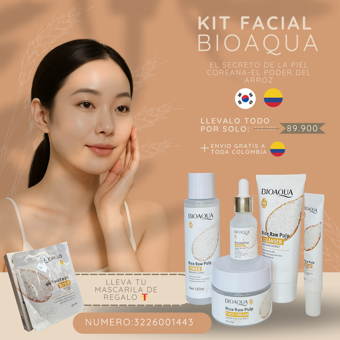 Kit de arroz Bioaqua